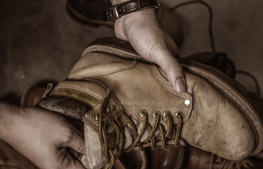 Werkschoenen onderhoud