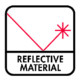 Reflecterende materialen welke de zichtbaarheid in donkere omgevingen optimaliseert REFLECTIVE MATERIAL