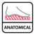 Dit anatomisch voorgevormde voetbed voorzien van hiel en balondersteuning, biedt optimale stabiliteitscontrole Dit anatomisch voorgevormde voetbed voorzien van hiel en balondersteuning, biedt optimale stabiliteitscontrole